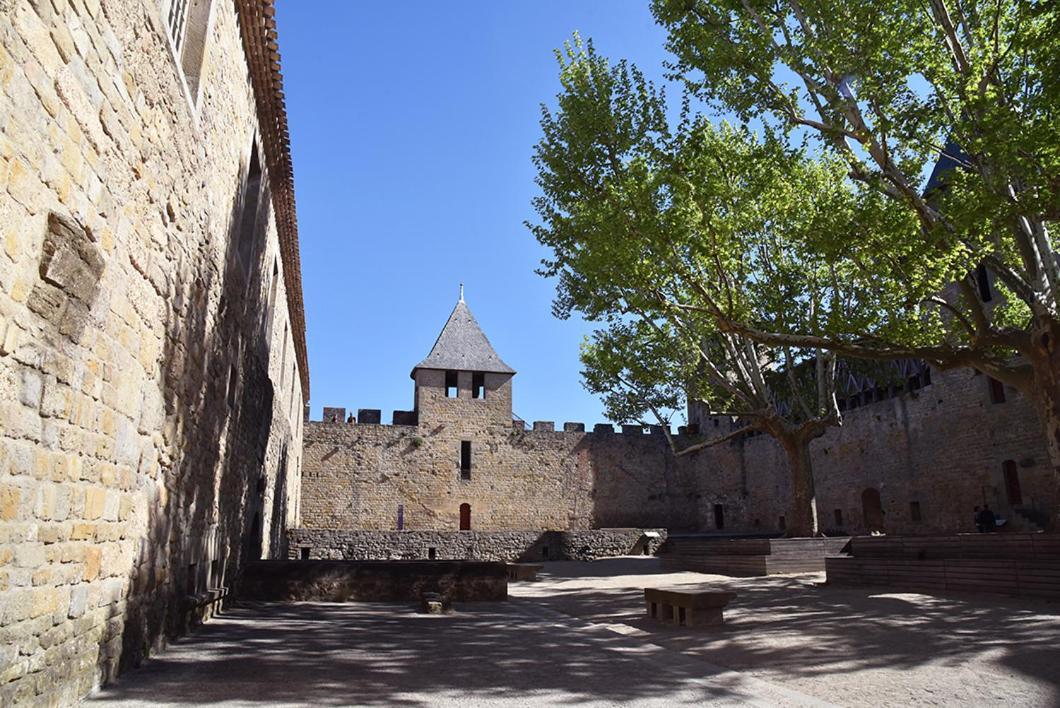 Tout Confort ! Climatisation, Calme, Piscine, Parking Gratuit, Terrasse, Wifi Appartement Carcassonne Buitenkant foto